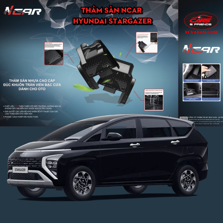 Thảm sàn Ncar cho HYUNDAI STARGAZER
